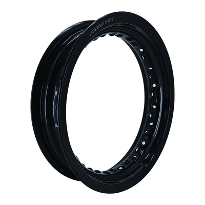 Black Retro 12 Inch Motorcycle Wheels with Custom Logo and Improved Performance
