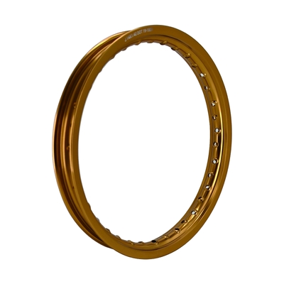 Gold Latest Retro Anodization 14x1.40 Motorcycle Wheels