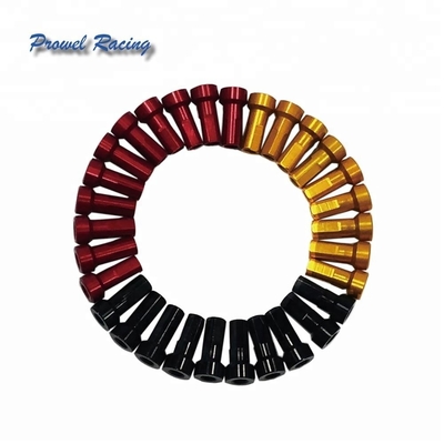 Motorcycle Parts Colored Carbon Steel Spokes and Nipples with Stainless Steel Material