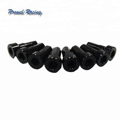 Motorcycle Parts Colored Carbon Steel Spokes and Nipples with Stainless Steel Material