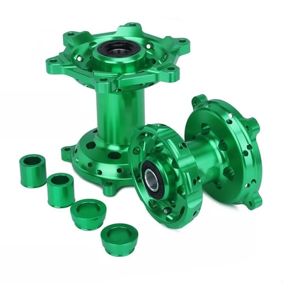 Motorcycle CNC Front and Rear Wheel Hub 36 Holes Full Set for KX250 2006-2008 2019-2020 KX250F KX450F 2006-2018