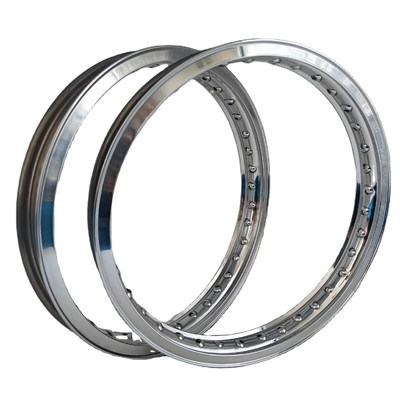 36 40 Holes Akront Style Valanced Alloy Motorcycle Rims for Industrial Applications