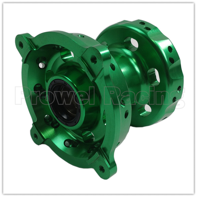 Replace/Repair Motorcycle CNC Green Front Rear Wheel Hubs Set For KX250 06-08 19-20 KX250F KX450F 06-18