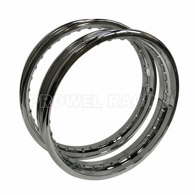 Steel Motorcycle Wheel Rims 2.15x18 Chrome Steel Rim
