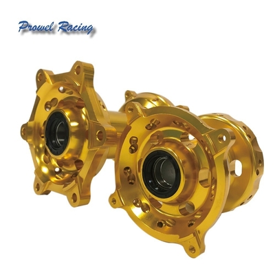 Orange Lightweight CNC Billet Motorcycle Wheel Hubs for Suzuki RMZ50 450 Replace/Repair