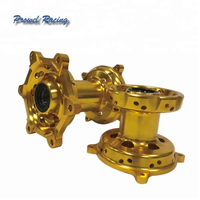 Orange Lightweight CNC Billet Motorcycle Wheel Hubs for Suzuki RMZ50 450 Replace/Repair