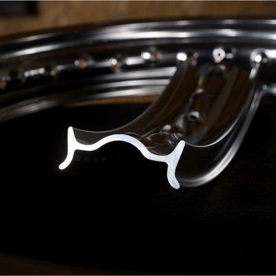 H 1.85-19&quot; 36HOLES 40HOLES Akront Style Valanced Alloy Motorcycle Rims Polished Colour
