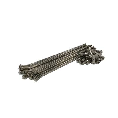 8G 9G 10G Motorcycle Spokes and Red Alloy Nipples for Replacement/Upgrade Accessories