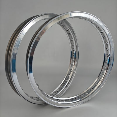H 1.85-19&quot; 36HOLES 40HOLES Akront Style Valanced Alloy Motorcycle Rims Polished Colour