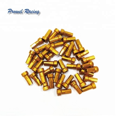 Stainless Steel Spokes and Gold Alloy Nipples for Motorcycle Repair/Replacement