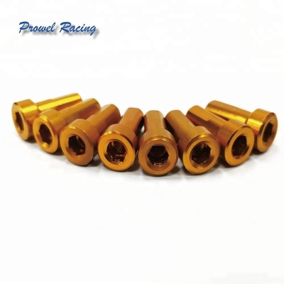 Stainless Steel Spokes and Gold Alloy Nipples for Motorcycle Repair/Replacement