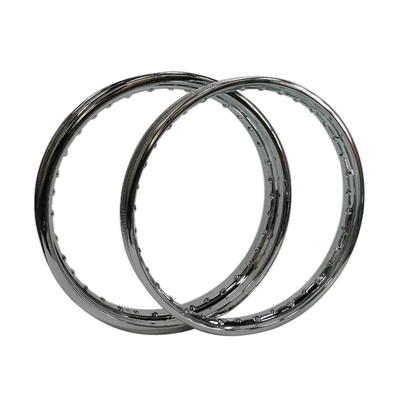 Chopper Bobber Motorcycle 2.15-18&quot; 36holes Steel Front Wheel Rim Hoop 40 Hole Chrome Rim