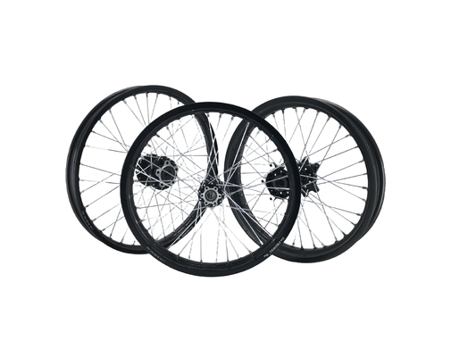 Custom Logo 17 Inch Black Motorcycle Wheels  Replacement Parts