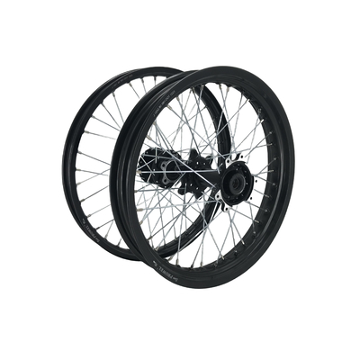 Custom Logo 17 Inch Black Motorcycle Wheels  Replacement Parts