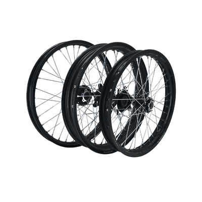 Custom Logo 17 Inch Black Motorcycle Wheels  Replacement Parts