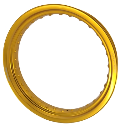 WM 16 Inch Anodized Aluminum Alloy Motorcycle Wheels In Gold