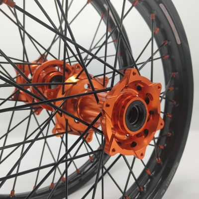 Replace/Repair Anodizing Black 21/18 Enduro Wheels for KTM EXC 125-530CC 2003-2023