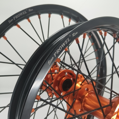 Replace/Repair Anodizing Black 21/18 Enduro Wheels for KTM EXC 125-530CC 2003-2023