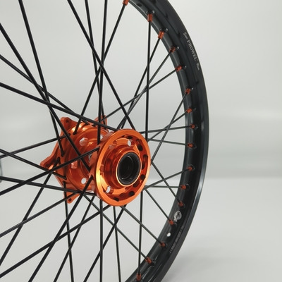 Replace/Repair Anodizing Black 21/18 Enduro Wheels for KTM EXC 125-530CC 2003-2023