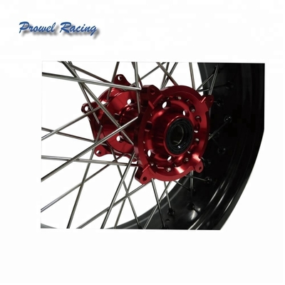 Aluminum 6061 T6 Motorcycle Motocross Supermoto Alloy Wheel Rim SIZE 5.0x17 for Your