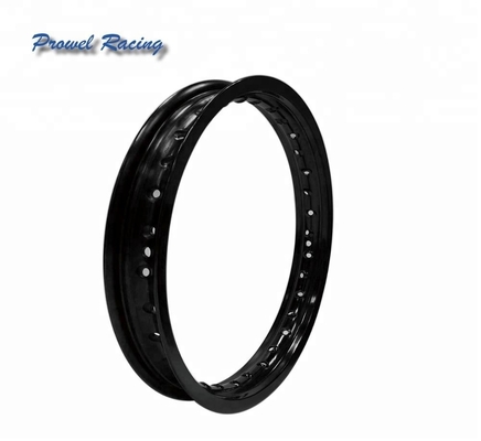 Customized Aluminum 6061 T6 Black Motorcycle Wheel Set 1.85x14 for Off-Road Bike