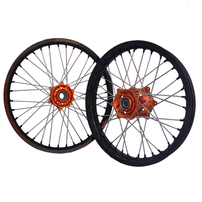 Black 19 inch Alloy Spoke Wheel Rims for Off-Road Bicycle Motorcycle Customized Logo