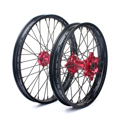 CRF Wheels Set for CRF250R 2014-2022 and CRF450R 2013-22 featuring 304 Grade Stainless Steel Spokes