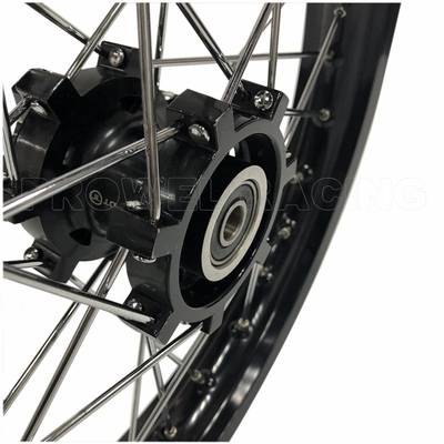 Aluminum 6061 T6 Pit Bike Complete Wheel Ideal for Replacement/Repair in Kids Racing