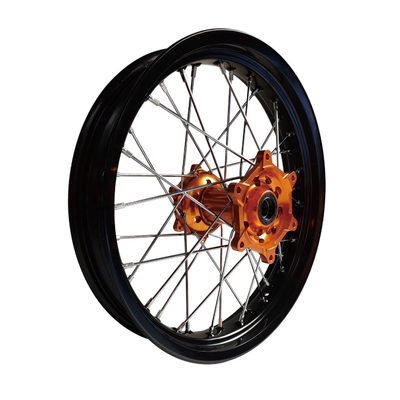 2.50-17 and 3.00x17 inch Motorcycle Alloy Spoked Wheels for SX250 Customized Design