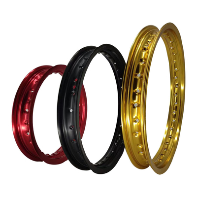 16 inch Red Anodizing Motorcycle Aluminum Alloy Wheel Rims for Exceptional Durability