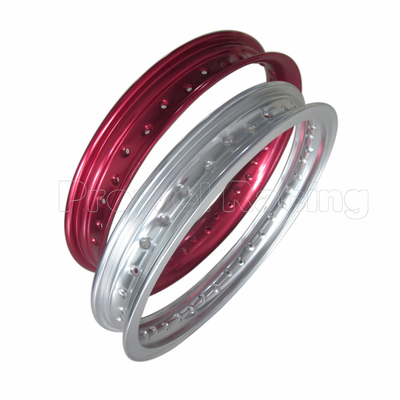 Red Polishing Motorcycle Aluminium Alloy Wheel Rim 2.50x17 for Durable and Performance