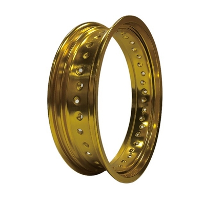 Supermoto Motorcycle Aluminum Alloy Wheel Rims in Gold Paint for MT 2.50-17 Sale