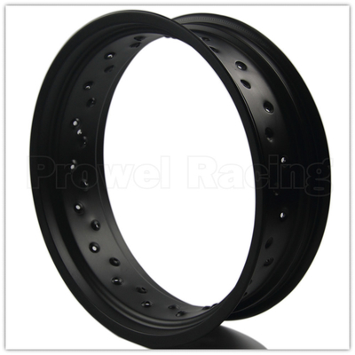 BLACK 7116 T6 MT 3.50 X 17&quot; Supermoto Alloy Wheel Rims Upgrade Your CRF's Performance