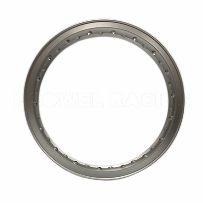Customized H Type 2.15x17 Motorcycle Alloy Wheel Rim with Silver Painting