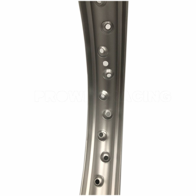 Customized H Type 2.15x17 Motorcycle Alloy Wheel Rim with Silver Painting