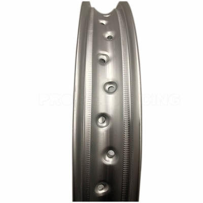 Customized H Type 2.15x17 Motorcycle Alloy Wheel Rim with Silver Painting