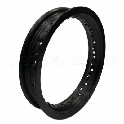 10&quot; 12&quot; 14&quot; Motorcycle Alloy Wheel Rims in Bright Black for Kids' Motorcycles
