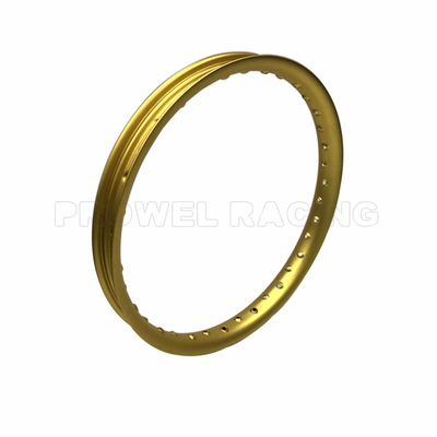 U Type Gold Aluminum Alloy Motorcycle Wheel Rims for 17 Inch in Gold