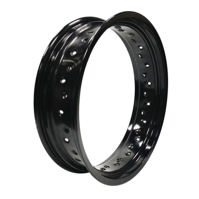 High Reliability and Performance 4.25 x 17&quot; Supermoto Alloy Wheel Rim in Black
