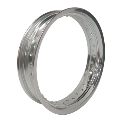 High Reliability and Performance 4.25 x 17&quot; Supermoto Alloy Wheel Rim in Black