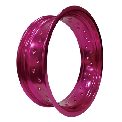 High Reliability and Performance 4.25 x 17&quot; Supermoto Alloy Wheel Rim in Black