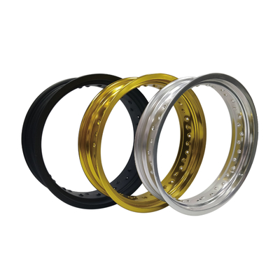 High Reliability and Performance 4.25 x 17&quot; Supermoto Alloy Wheel Rim in Black