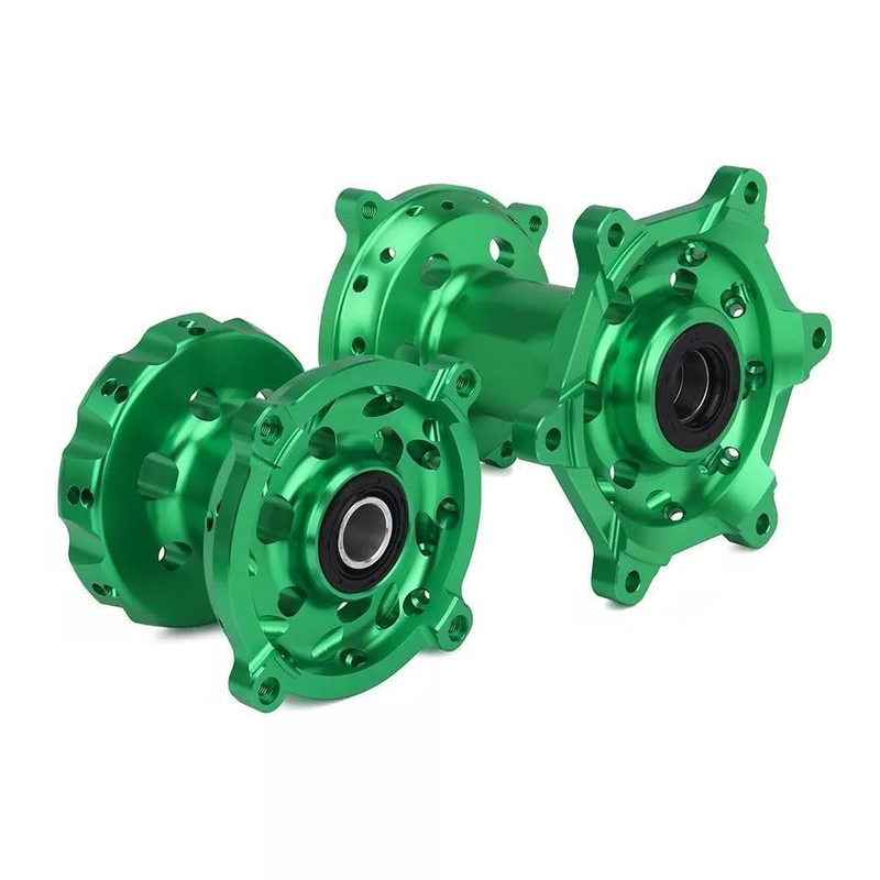 Motorcycle CNC Front and Rear Wheel Hub 36 Holes Full Set for KX250 2006-2008 2019-2020 KX250F KX450F 2006-2018