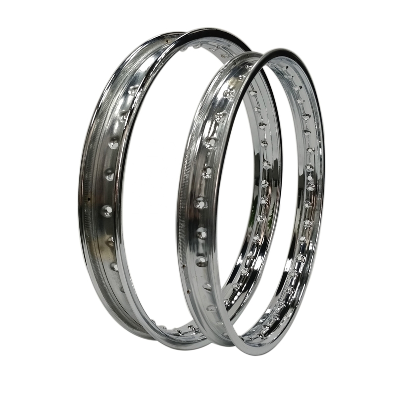 Chopper Bobber Motorcycle 2.15-18&quot; 36holes Steel Front Wheel Rim Hoop 40 Hole Chrome Rim