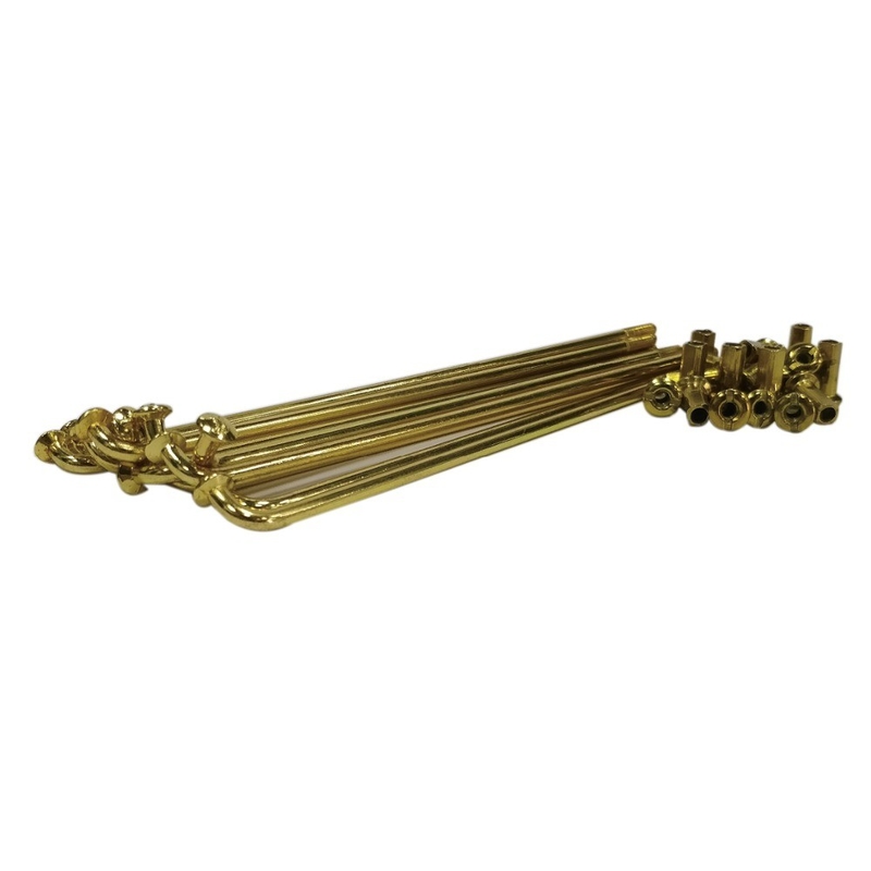 Steel Motorcycle Spokes and Nipples in Gold Color for Motorbike Replacement 8G 9G 10G