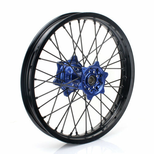 2006-2009 Yamaha YZ250F YZ450F Blue Hubs Front 21&quot; Rear 19&quot; Complete Wheels Set Rims