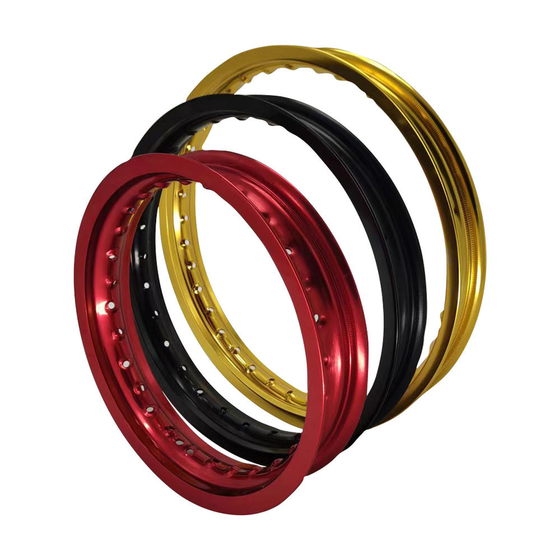 16 inch Red Anodizing Motorcycle Aluminum Alloy Wheel Rims for Exceptional Durability